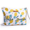 Travel toiletry bag in summery print
